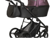 Stroller 3 in 1 Verdi Dynamic 9023-VDE-10L ECO, Black/Bordo Pearl, black/Bordeaux