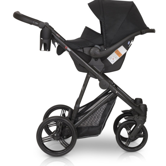 Коляски 3 в 1 Verdi Dynamic 9023-VDE-07L ECO, light grey/black, світло сірий/чорний