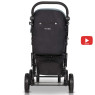 Коляска для двойни EasyGo Fusion Duo Pearl светлый серый