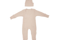 Набір Twins Ego Baby Boy (чоловічок на замку і шапка) 68р, beige