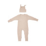 Набір Twins Ego Baby Boy (чоловічок на замку і шапка) 62р, beige