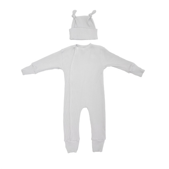 Набір Twins Ego Baby Boy (чоловічок на замку і шапка) 56р, grey