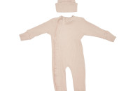 Children's set Twins Ego Baby Girl (man with a lock and a hat) 62p beige
