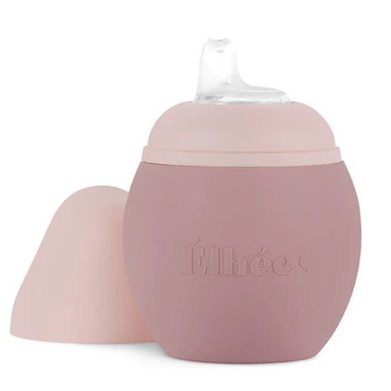 Поильник силиконовый Elhee, nude/blush