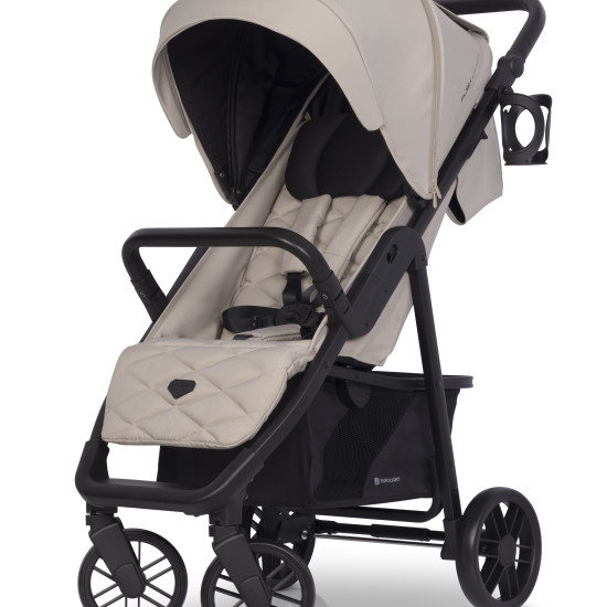 Коляска прогулянквоа Euro-Cart Flex black edition Fossil бежевый