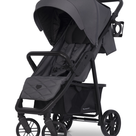 Коляска прогулочная Euro-Cart Flex black edition Iron графит