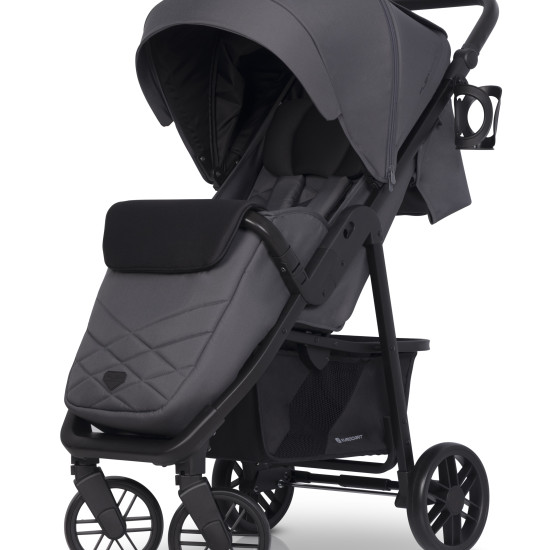 Коляска прогулочная Euro-Cart Flex black edition Iron графит