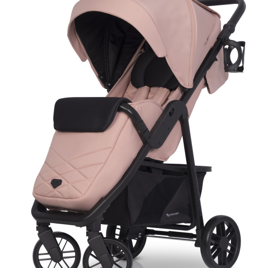 Коляска прогулянкова Euro-Cart Flex black edition Langust пудра
