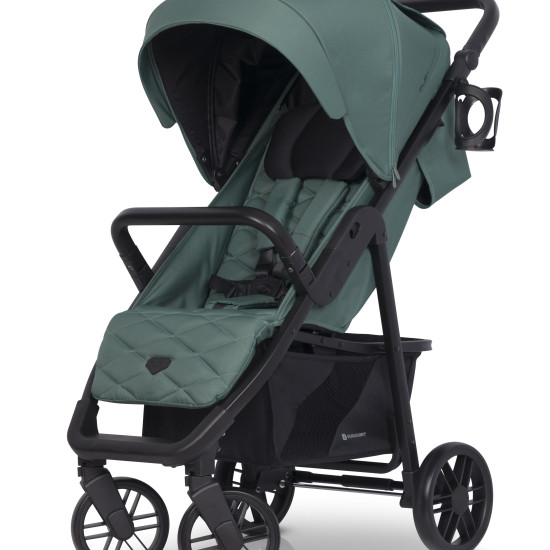 Коляска прогулочная Euro-Cart Flex black edition Mineral бирюза