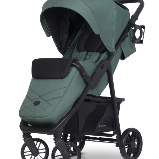 Коляска прогулочная Euro-Cart Flex black edition Mineral бирюза