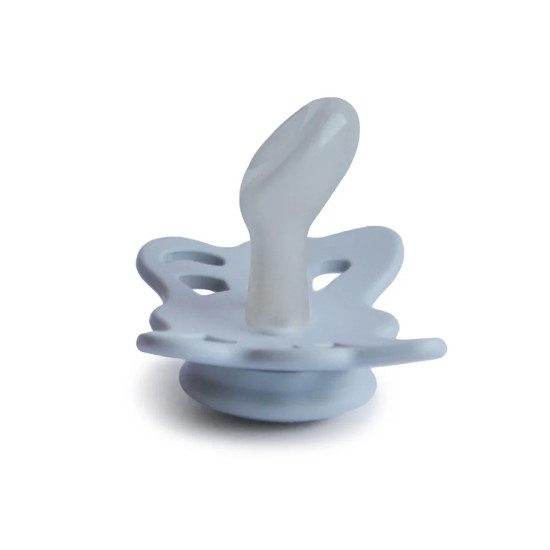 Pacifier Frigg Butterfly size 1 (0-6 m) Powder blue
