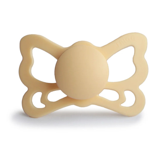 Пустышка Frigg Butterfly size 2 (6-18 m) Pale Daffodil