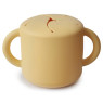 Силиконовая кружка для снеков Mushie, Pale Daffodil, желтый