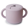 Силіконова кружка для снеків Mushie, Soft lilas, лаванда