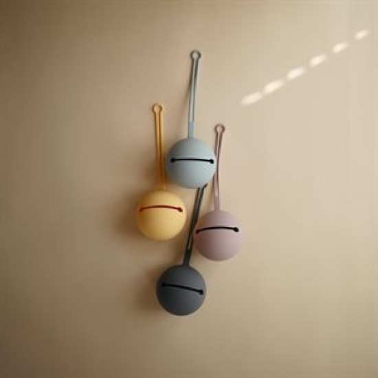 Силиконовый контейнер для пустышки Mushie Etui Soft lilas