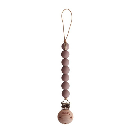 Подвеска для пустышки Mushie Halo Cloudy Mauve