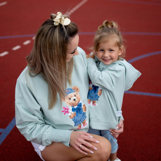 Худи Cebababy Fluffy Puffy ( 12/24м) W-861-132-685, Lizzy, мята