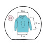 Худи Cebababy Fluffy Puffy ( 12/24м) W-861-132-683, Stu, белый
