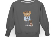 Свитшот взрослый Cebababy Fluffy Puffy (S/M) W-853-132-687, Steve, графит