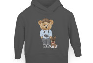 Худи Ceba Baby Fluffy Puffy (6/12м) W-854-132-687, Steve, графит