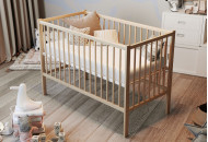 Baby crib Dubok Baby without drawer natural