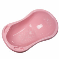 Детская ванна Maltex Bears & Kite 84 см со сливом светло-розовый