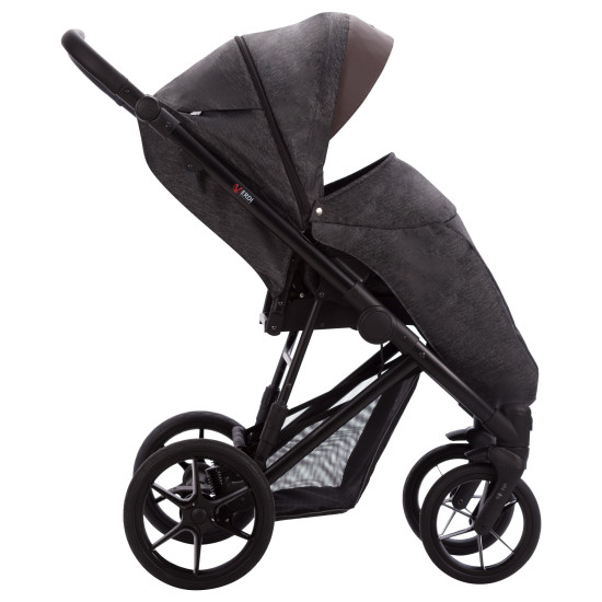 Коляска 3 в 1 Verdi Monaco темний сірий меланж