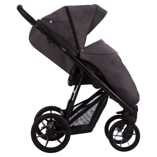 Коляска 3 в 1 Verdi Monaco темний сірий