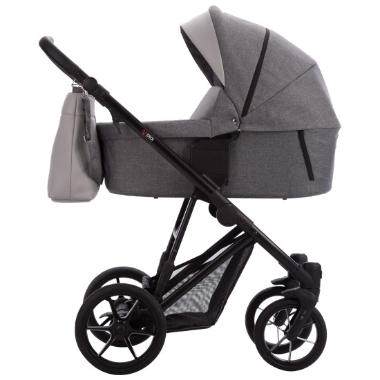 Stroller 3 in 1 Verdi Monaco grey melange