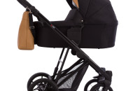 Коляска 3 в 1 Verdi Monaco чорний/жовтий