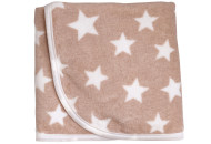 Плед Twins велюр Star 80х104 1409-TVS-02, beige, бежевый