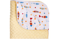 Детский плед Twins Minky Spring 80x80 желтый