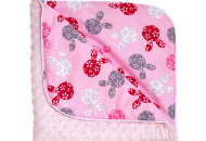 Плед Twins Minky Spring 80x80 1461-TMS-08, pink, рожевий