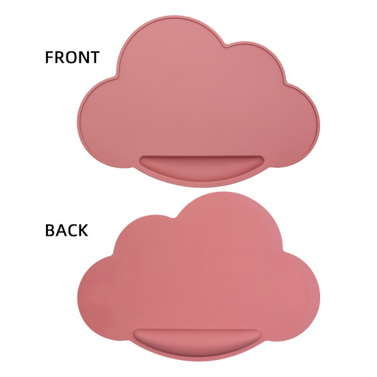 Коврик силиконовый Twins Cloud розовый дым 