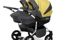 Коляска для двійні Verdi Twin 09, жовтий