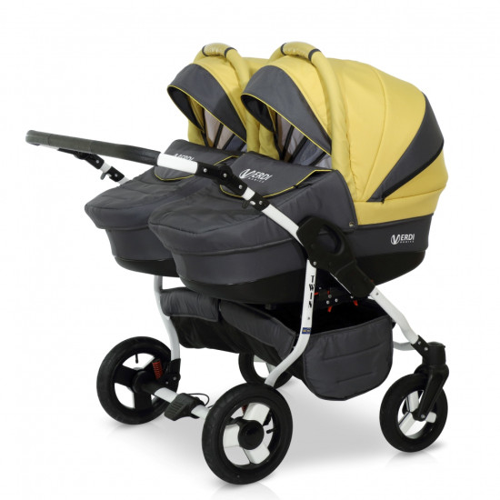 Коляска для двійні Verdi Twin 09, жовтий