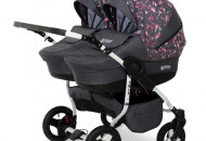 Коляска для двойни Verdi Twin 13 графит
