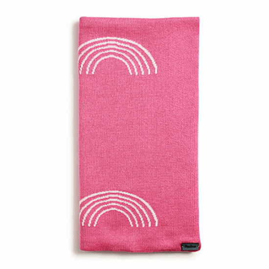 Плед Twins трикотаж 80x80 Rainbow 1406-TTR-08 pink, розовый