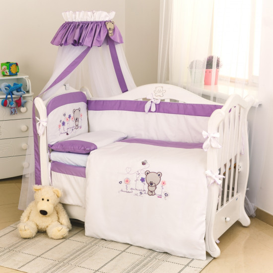 Постельный комплект 4 эл Twins Evo Лето 4068-A-019, violet, фиолетовый