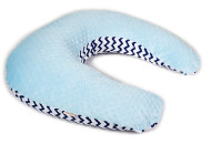 Подушка для беременных Twins Minky 1201-TM-04 blue, голубой