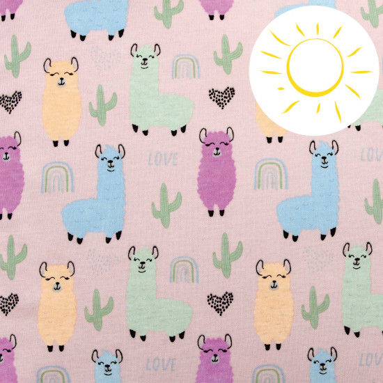 Set of plaid with a pillow CEBA W-827-120-607, LAMA, Pink