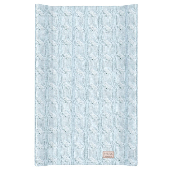 Пеленальная доска Cebababy 50x80 Pastel Collection Cable stitch W-210-100-548, blue, голубой