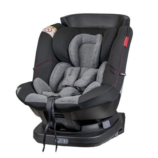 Автокресло Coletto Millo 0-18 ISOFIX 9024-CMIs-13, black, черный