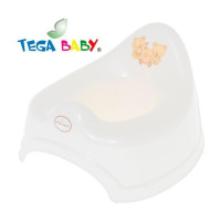Горшок Tega MS-001 Мишка без музыки MS-001-118, white perla, белый