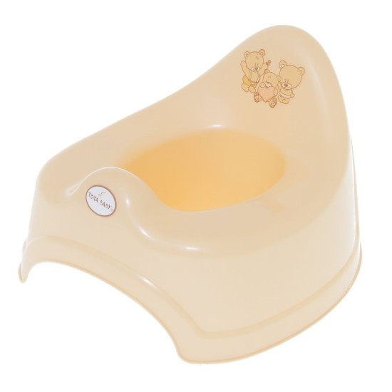 Горщик Tega MS-001 Ведмедик без музики MS-001-119, beige, бежевий