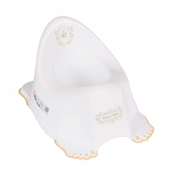 Горшок Tega RL-001 Royal без музыки RL-001-103-Z, white / gold, белый