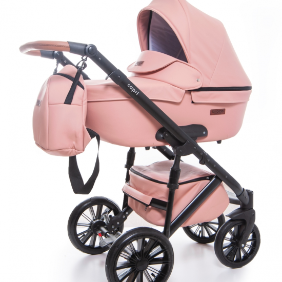 Коляска 2 в 1 Broco Capri 02 pink, розовый
