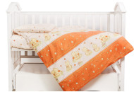 Сменная постель 3 эл Twins Comfort Мишки с звездой терракотовые