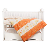 Сменная постель 3 эл Twins Comfort Мишки с звездой терракотовые