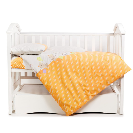 Сменная постель 3 эл Twins Comfort Горошки оранжевые